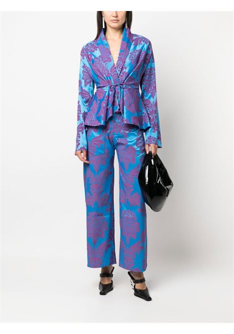pantalone damascato MARQUES ALMEIDA | Pantalone | AW22TR0206BRCBLUE